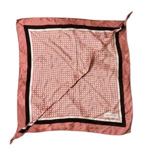 Vintage Christian Dior 100% Pure Silk Polka Dot Scarf